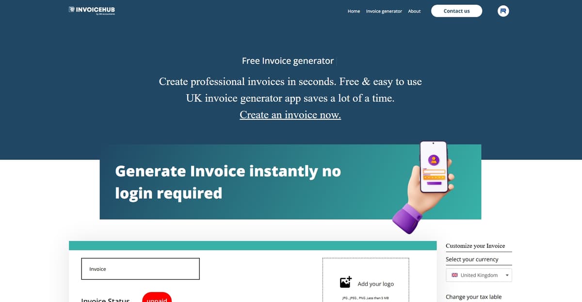 Seamless Invoice Creator