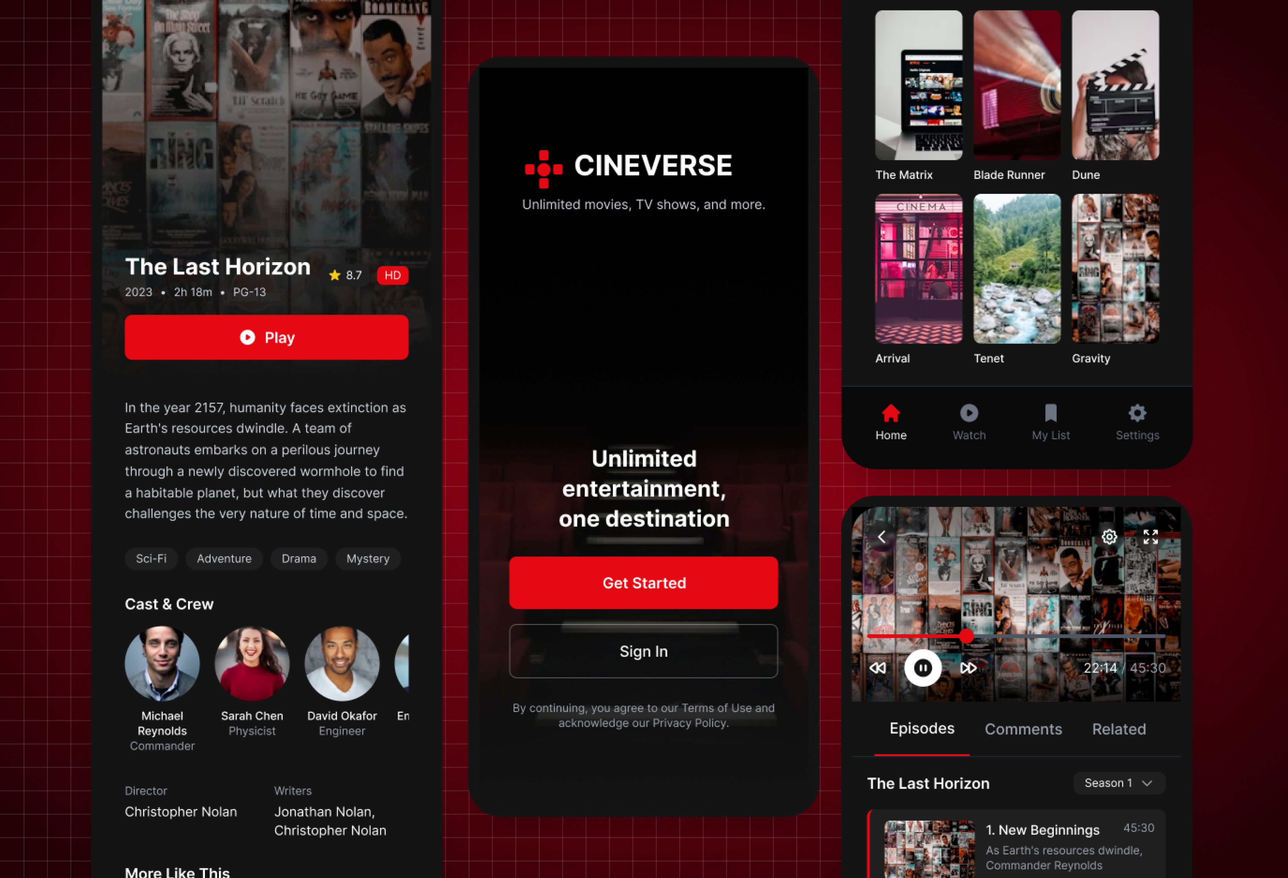 Streaming App Design